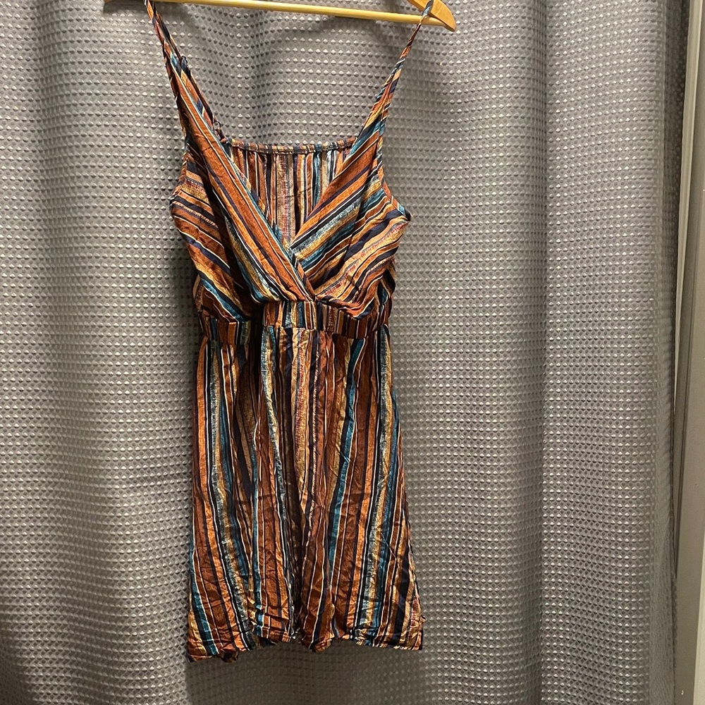 SHEIN Multicolor Striped Mini Dress